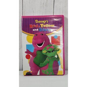 BARNEY'S RETRO RED YELLOW AND BLUE DVD SPECIAL FEATURE BOOK OF HUGS READ ALOUD